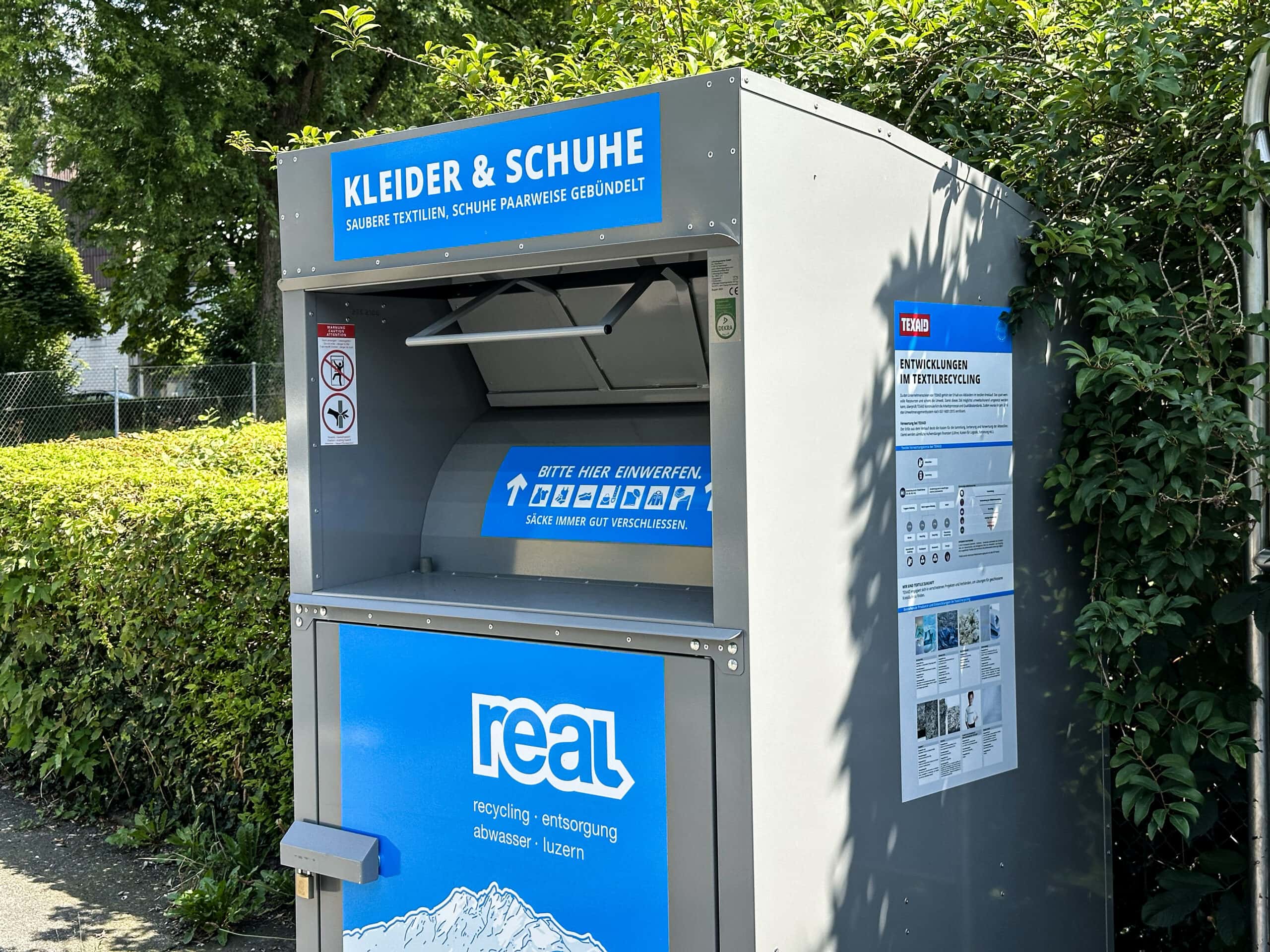 Foto des Textilcontainers